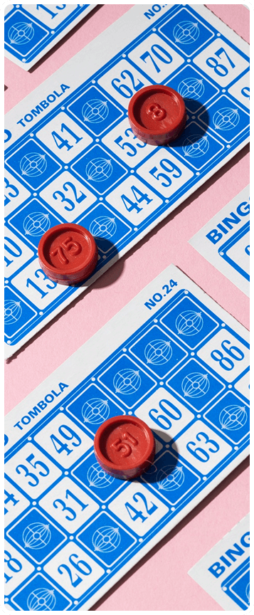 Lottery bingo cards